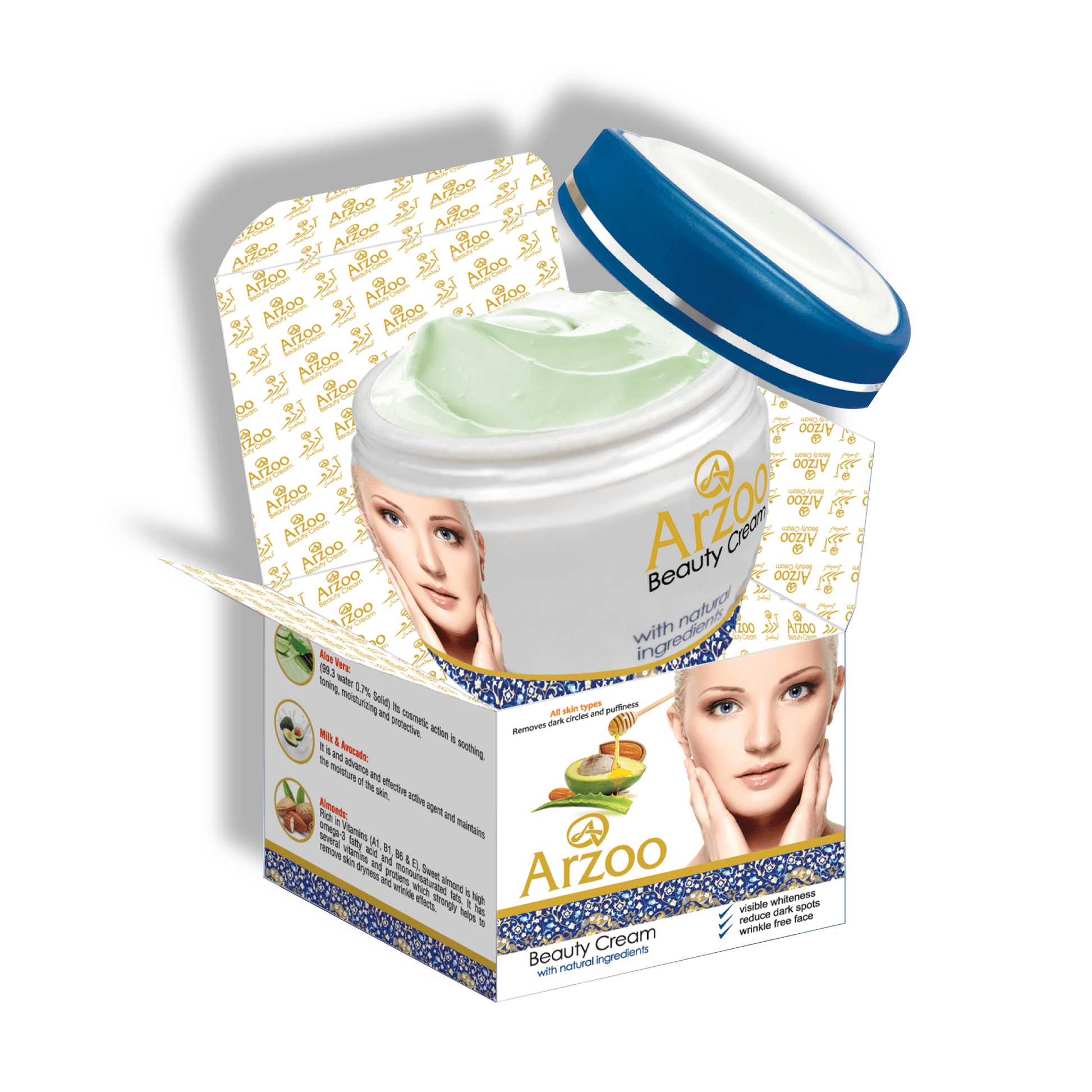 Arzoo Beauty Cream (Large) - Kaasmetics