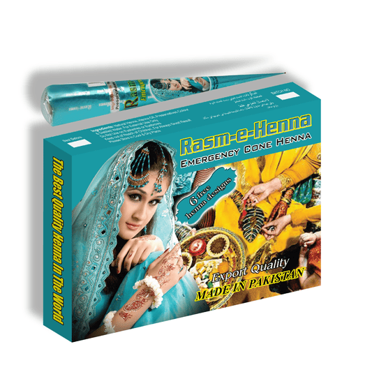 Rasm E Henna Emergency Tattoo Mehndi Cone - Kaasmetics