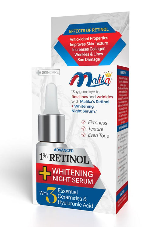 Malika Retinol Whitening Night Serum 5ml