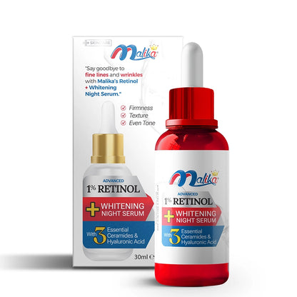 Malika Retinol Brightening Night Serum 30ml